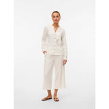 Vero Moda VERO MODA Damenhemd VMMYMILO Restudsalg Snow white