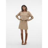 Vero Moda VERO MODA Damenrock VMGOLD Restudsalg Silver Mink W. MELANGE