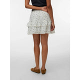 Vero Moda VERO MODA Damen Rock VMTRINE Skirt Snow White Marguerite Blue Jasper