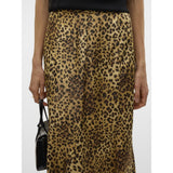 Vero Moda VERO MODA Damen Rock VMWAKI Skirt Black Leo