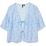Vero Moda VERO MODA Damen Bluse VMODETTE Blouse Snow White Cherry