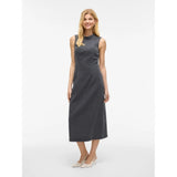 VILA VILA DAMEN KLEID VINONA Dress Medium Grey Denim