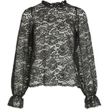 VILA VILA Damen Bluse VIVera Blouse Black
