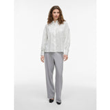 VILA VILA Damen Hemd VISIMONE Restudsalg Snow white