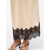 VILA VILA Damen Rock VIEllette Skirt Cement BLACK LACE