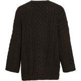 VILA VILA Damen Strick VIKAIA Restudsalg Coffee Bean