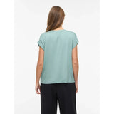 VILA VILA Damen Top VIELLETTE Top Blue Surf