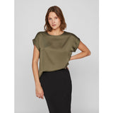 VILA VILA Damen Top VIELLETTE Top Dusty Olive