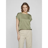 VILA VILA Damen Top VIELLETTE Top Oil Green