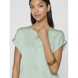 VILA VILA Damen Top VIELLETTE Top Silt Green