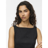 VILA VILA Damen Top VIMASTRIBA Top Black Beauty PINSTRIPE