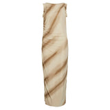 VILA VILA Damenkleid VIRIKKE Dress Birch BROWN