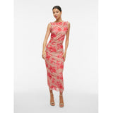 VILA VILA Damenkleid VIRIKKE Dress Misty Rose RED ROSE