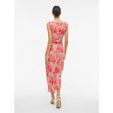 VILA VILA Damenkleid VIRIKKE Dress Misty Rose RED ROSE