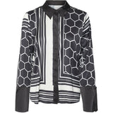 Vero Moda Vero Moda Damen Hemd VMMALLE Restudsalg Black