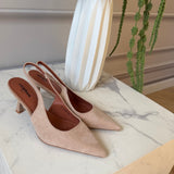 SHOES Vibeke Damen High Heels P-1523 Shoes Khaki
