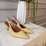 SHOES Vibeke Damen High Heels P-1523 Shoes Yellow