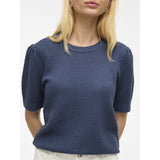 VILA Vila Damen Top VIDALO Top Vintage Indigo