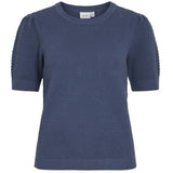 VILA Vila Damen Top VIDALO Top Vintage Indigo