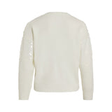 VILA Vila Damenstrick VISIQUIN Restudsalg White