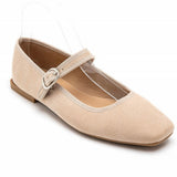 SHOES Adina Damen Ballerinaser 1772 Shoes Beige