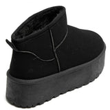 SHOES Agathe Damen Teddy Winterstiefel 8906 Restudsalg Black
