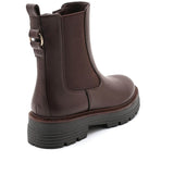 SHOES Aluna Damen stiefel 6389 Restudsalg Brown