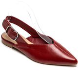 SHOES Amance Damen Slingpumps Ballerinaser 9705 Restudsalg Red