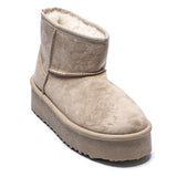 SHOES Ariane Damen Teddy Winterstiefel WD145 Restudsalg Beige