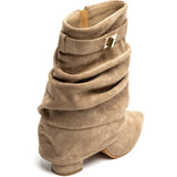 SHOES Ashira Damen stiefel 7666A Shoes Kaki
