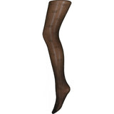 DECOY Attrappe Damen Strumpfhose DD Logo Restudsalg Black