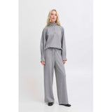 b.young B.YOUNG DAMEN HOSE BYPUSTI Pant Mid Grey Melange