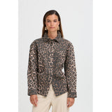b.young B.YOUNG DAMENROCK BYKENNA Shirt Denim Leopard Mix