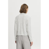 b.young B.YOUNG Damen Cardigan BYMIFFA Restudsalg Light Grey Melange