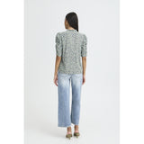 b.young B.YOUNG Damen Hemd BYGABRIA Shirt BYFLOWER BLURRED LEPRECHAUN