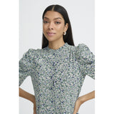 b.young B.YOUNG Damen Hemd BYGABRIA Shirt BYFLOWER BLURRED LEPRECHAUN