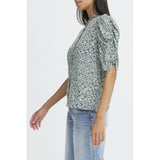 b.young B.YOUNG Damen Hemd BYGABRIA Shirt BYFLOWER BLURRED LEPRECHAUN
