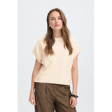 b.young B.YOUNG Damen Slipover BYOMEA T-shirt Birch Melange