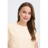 b.young B.YOUNG Damen Slipover BYOMEA T-shirt Birch Melange