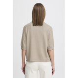 b.young B.YOUNG Damen T-Shirt BYMMORLA T-shirt Humus Melange