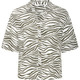 b.young B.YOUNG Damen bluse BYFALAKKA Shirt Animal Kalamata Mix