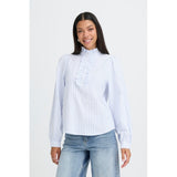 b.young B.YOUNG Damenbluse BYGINETTE Blouse Bright White Blue