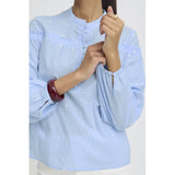 b.young B.YOUNG Damenbluse BYHJERTLIG Blouse Blue