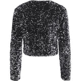 b.young B.YOUNG Damenbluse BYPAILLET Restudsalg Silver Sequin Mix