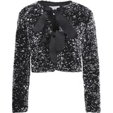 b.young B.YOUNG Damenbluse BYPAILLET Restudsalg Silver Sequin Mix