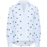 b.young B.YOUNG Damenhemd BYFABIENNE Shirt Della Robbia Blue