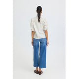 b.young B.YOUNG Damenhemd BYFFION Shirt WHITE BLUE BLUEBERRIES