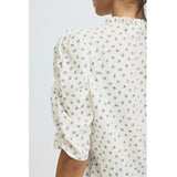 b.young B.YOUNG Damenhemd BYFFION Shirt WHITE BLUE BLUEBERRIES