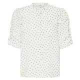 b.young B.YOUNG Damenhemd BYFFION Shirt WHITE BLUE BLUEBERRIES