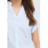 b.young B.YOUNG Damenhemd BYISILAS Shirt Blue Stripes